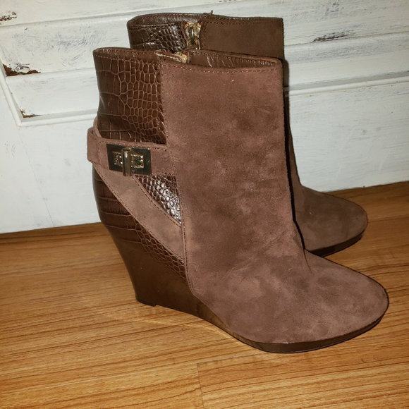 Cole Haan Suede Wedges - Picture 1 of 5